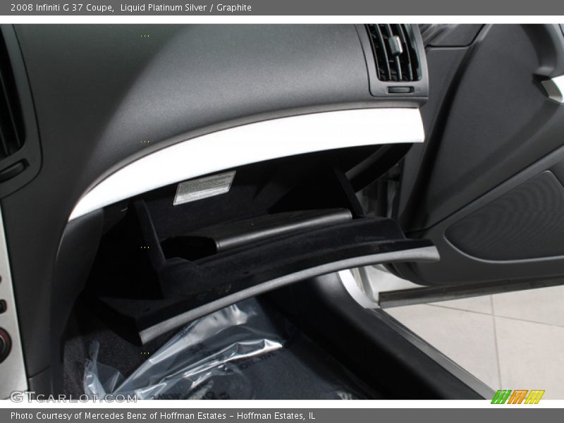 Liquid Platinum Silver / Graphite 2008 Infiniti G 37 Coupe