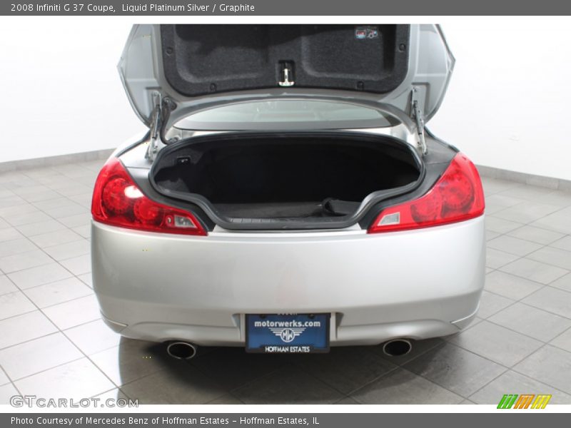Liquid Platinum Silver / Graphite 2008 Infiniti G 37 Coupe