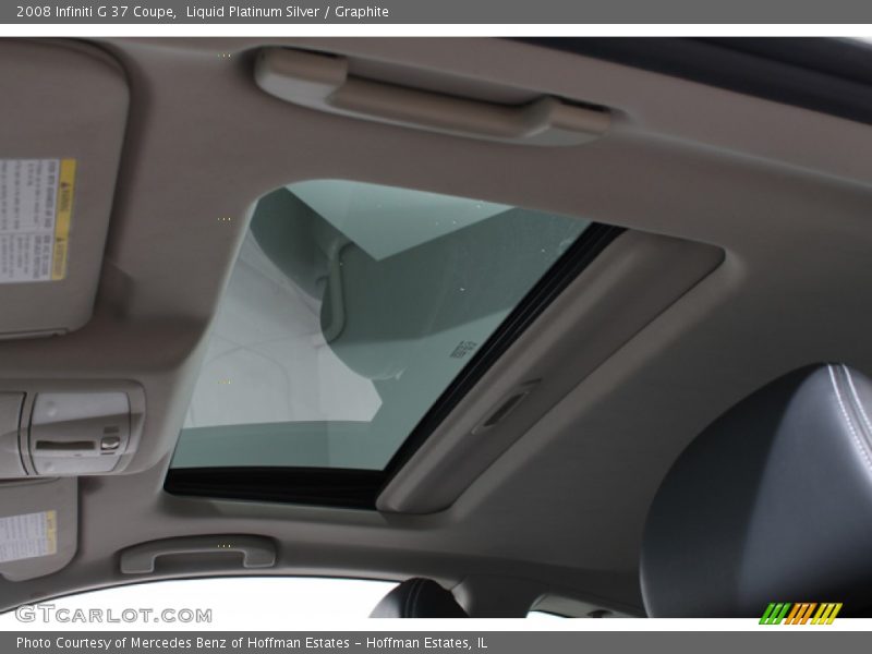 Liquid Platinum Silver / Graphite 2008 Infiniti G 37 Coupe