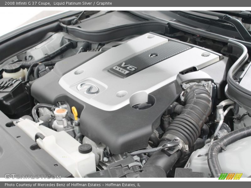 Liquid Platinum Silver / Graphite 2008 Infiniti G 37 Coupe