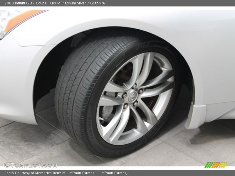 Liquid Platinum Silver / Graphite 2008 Infiniti G 37 Coupe