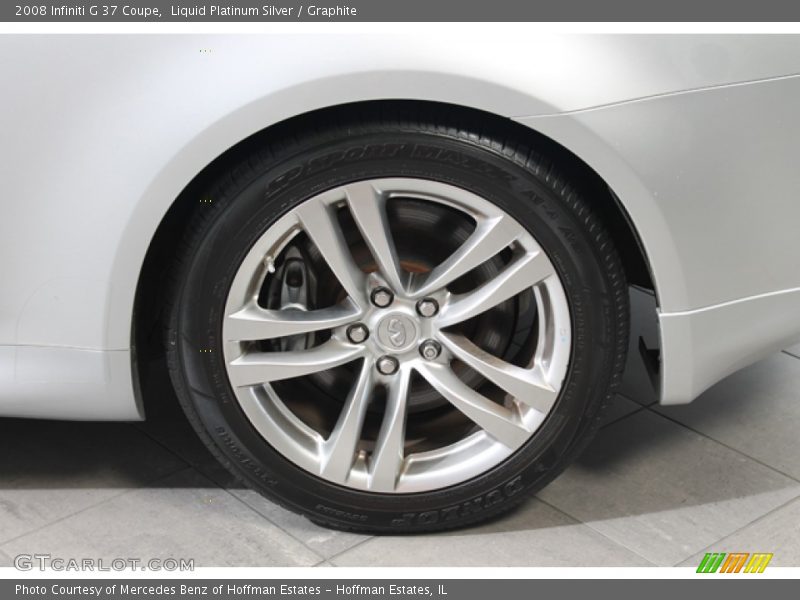 Liquid Platinum Silver / Graphite 2008 Infiniti G 37 Coupe