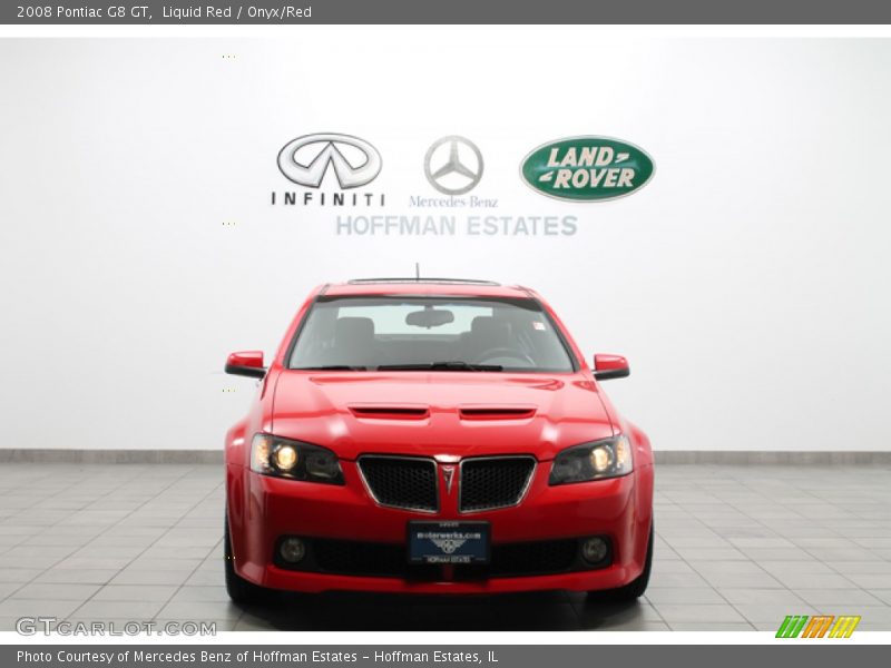 Liquid Red / Onyx/Red 2008 Pontiac G8 GT