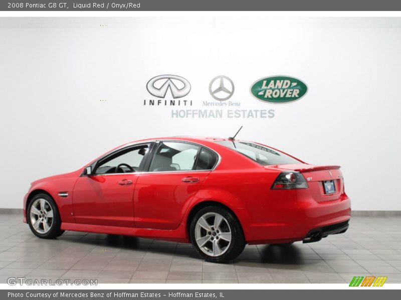 Liquid Red / Onyx/Red 2008 Pontiac G8 GT