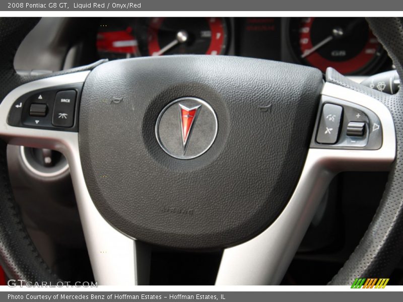 Liquid Red / Onyx/Red 2008 Pontiac G8 GT