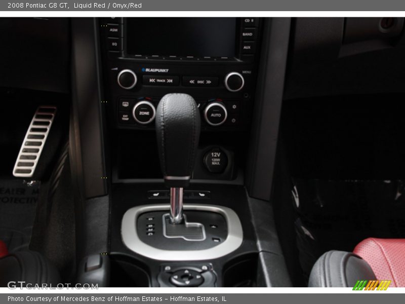 Liquid Red / Onyx/Red 2008 Pontiac G8 GT