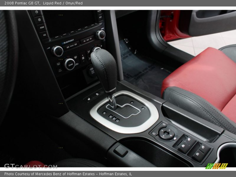 Liquid Red / Onyx/Red 2008 Pontiac G8 GT