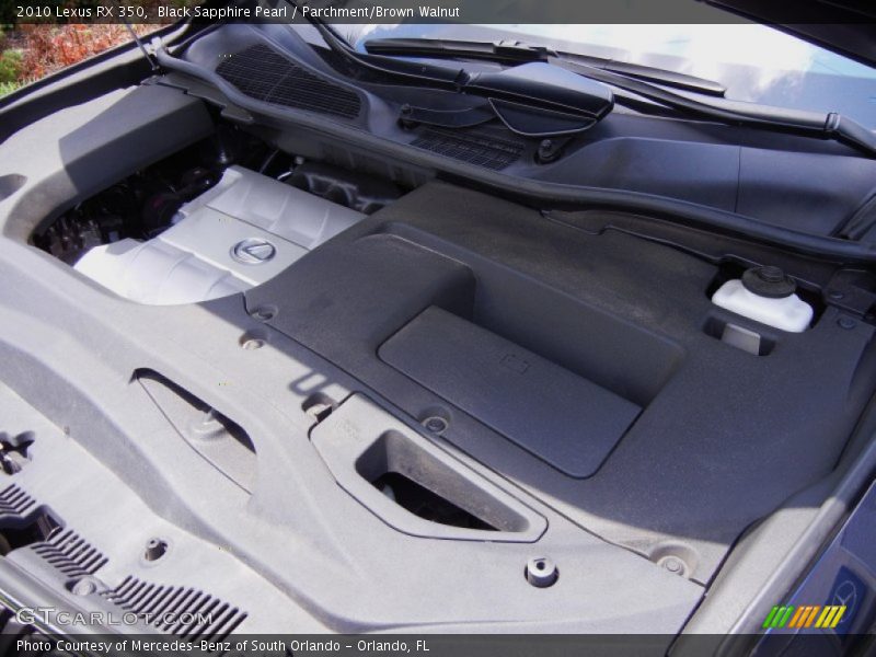 Black Sapphire Pearl / Parchment/Brown Walnut 2010 Lexus RX 350
