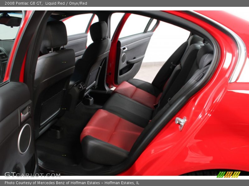 Liquid Red / Onyx/Red 2008 Pontiac G8 GT