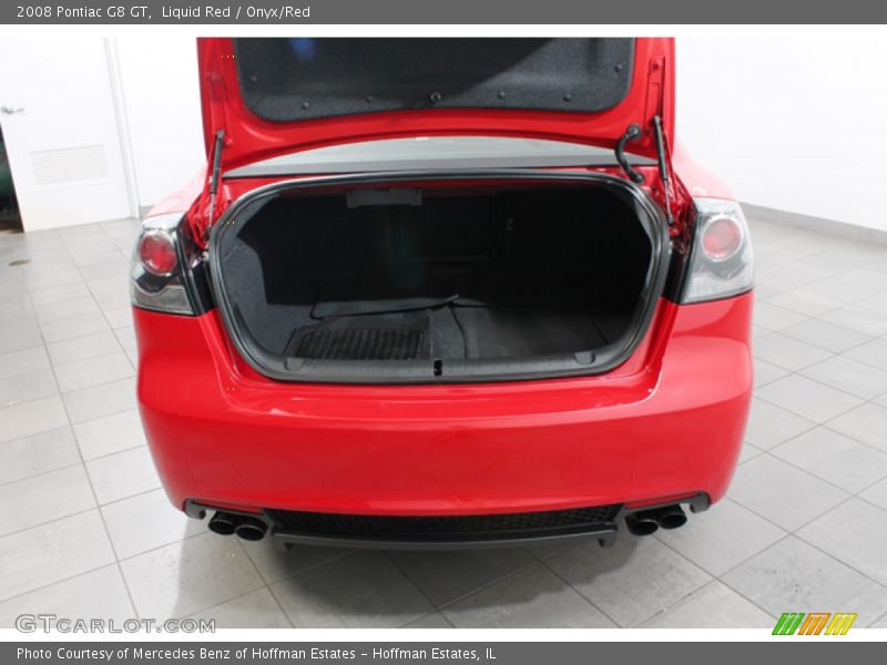 Liquid Red / Onyx/Red 2008 Pontiac G8 GT