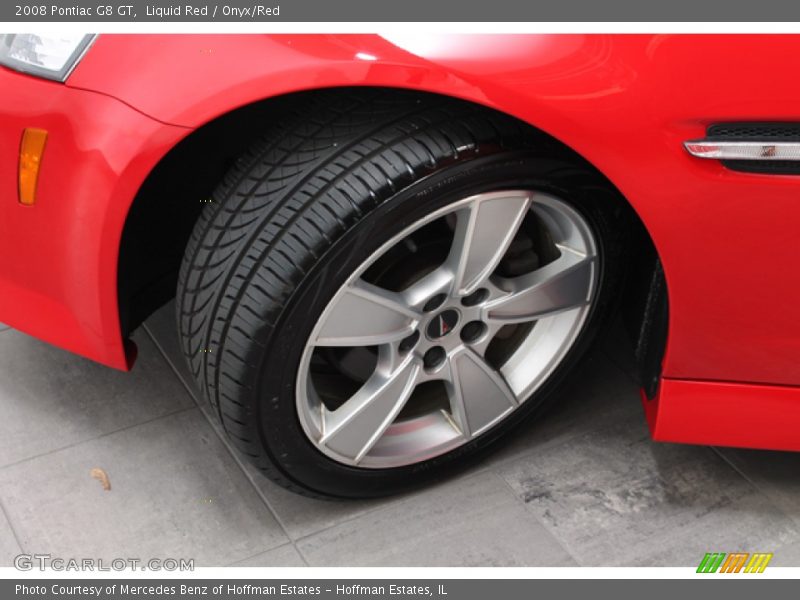 Liquid Red / Onyx/Red 2008 Pontiac G8 GT