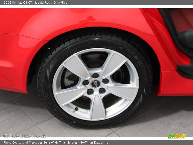 Liquid Red / Onyx/Red 2008 Pontiac G8 GT