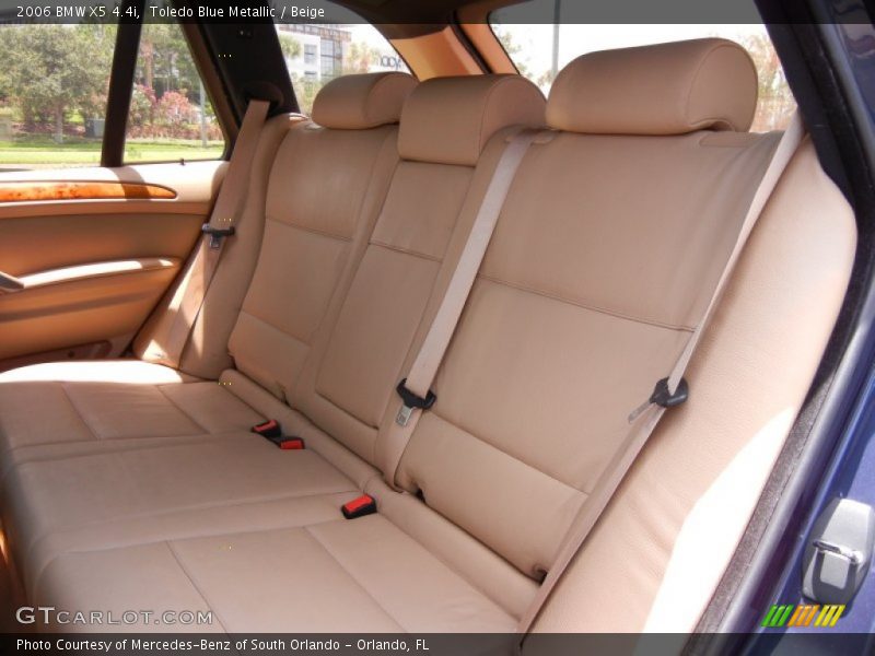 Toledo Blue Metallic / Beige 2006 BMW X5 4.4i
