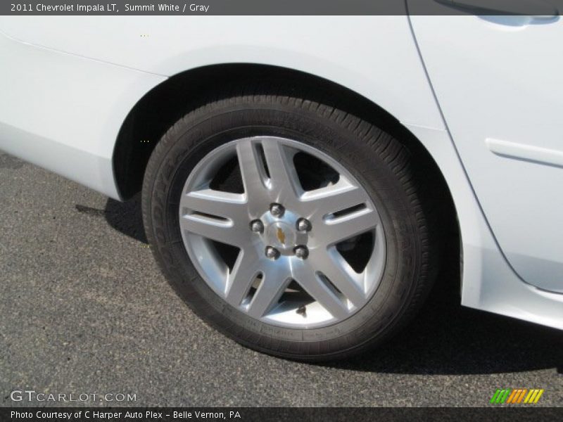 Summit White / Gray 2011 Chevrolet Impala LT