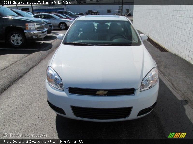 Summit White / Gray 2011 Chevrolet Impala LT