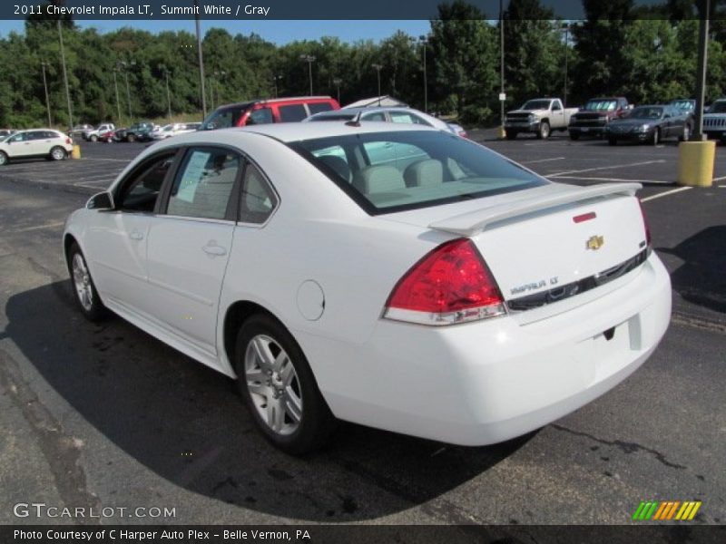 Summit White / Gray 2011 Chevrolet Impala LT