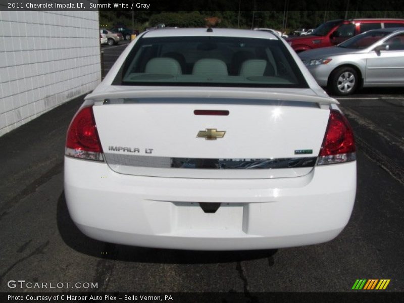 Summit White / Gray 2011 Chevrolet Impala LT