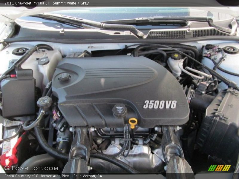 Summit White / Gray 2011 Chevrolet Impala LT