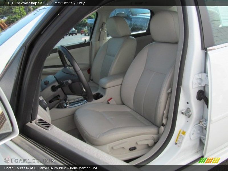 Summit White / Gray 2011 Chevrolet Impala LT