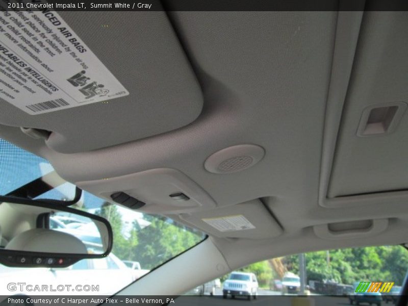 Summit White / Gray 2011 Chevrolet Impala LT