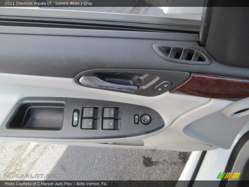 Summit White / Gray 2011 Chevrolet Impala LT