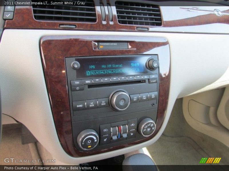 Summit White / Gray 2011 Chevrolet Impala LT