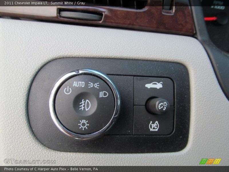 Summit White / Gray 2011 Chevrolet Impala LT