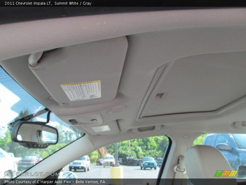 Summit White / Gray 2011 Chevrolet Impala LT