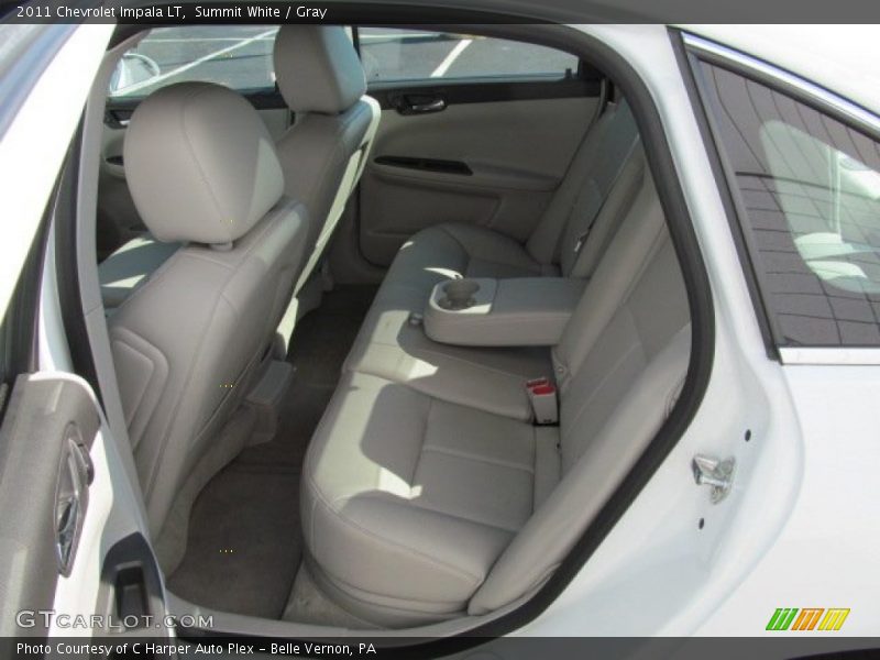 Summit White / Gray 2011 Chevrolet Impala LT