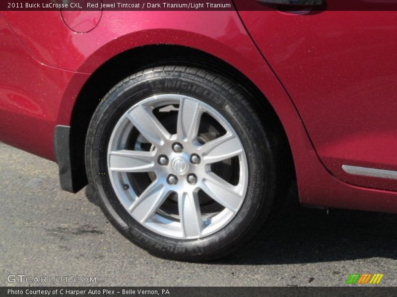 Red Jewel Tintcoat / Dark Titanium/Light Titanium 2011 Buick LaCrosse CXL