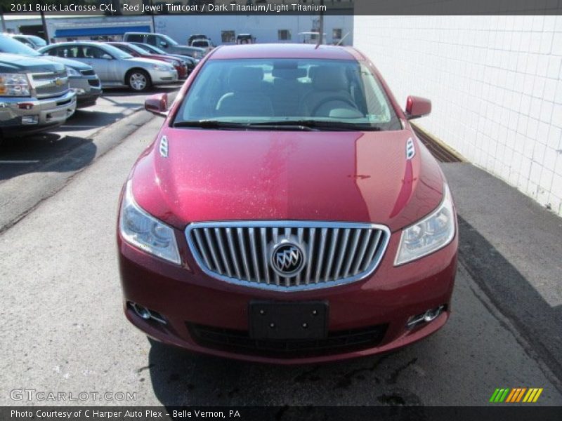 Red Jewel Tintcoat / Dark Titanium/Light Titanium 2011 Buick LaCrosse CXL