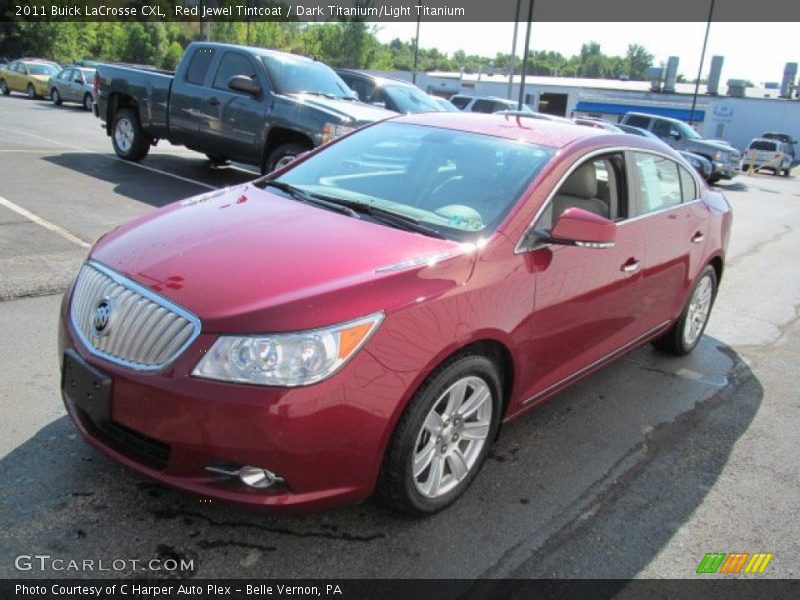 Red Jewel Tintcoat / Dark Titanium/Light Titanium 2011 Buick LaCrosse CXL