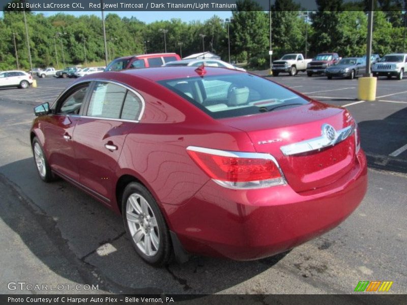 Red Jewel Tintcoat / Dark Titanium/Light Titanium 2011 Buick LaCrosse CXL