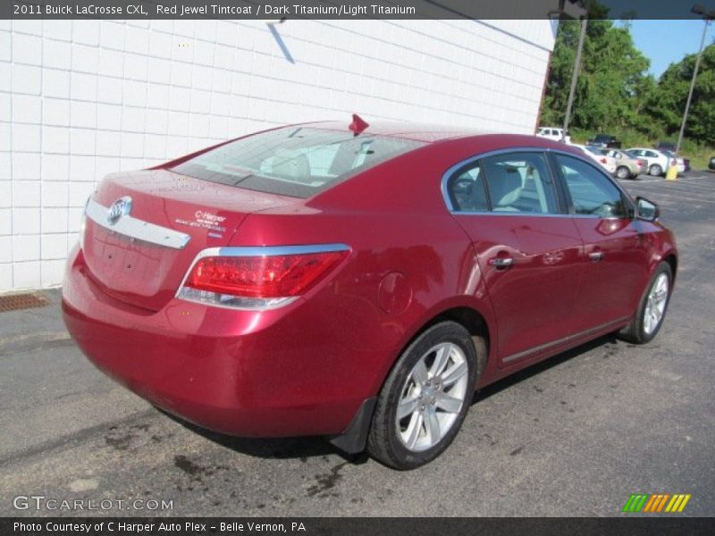Red Jewel Tintcoat / Dark Titanium/Light Titanium 2011 Buick LaCrosse CXL
