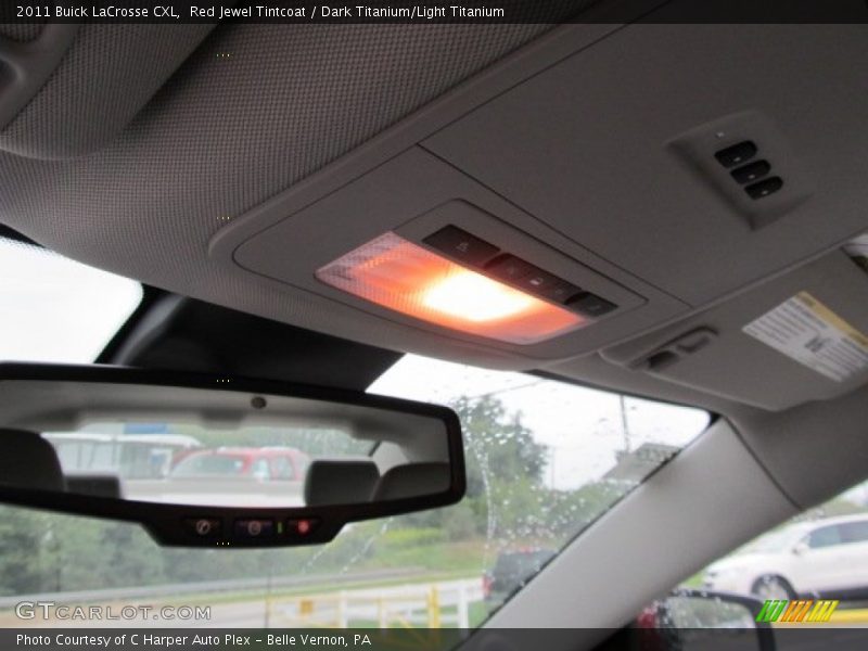 Red Jewel Tintcoat / Dark Titanium/Light Titanium 2011 Buick LaCrosse CXL