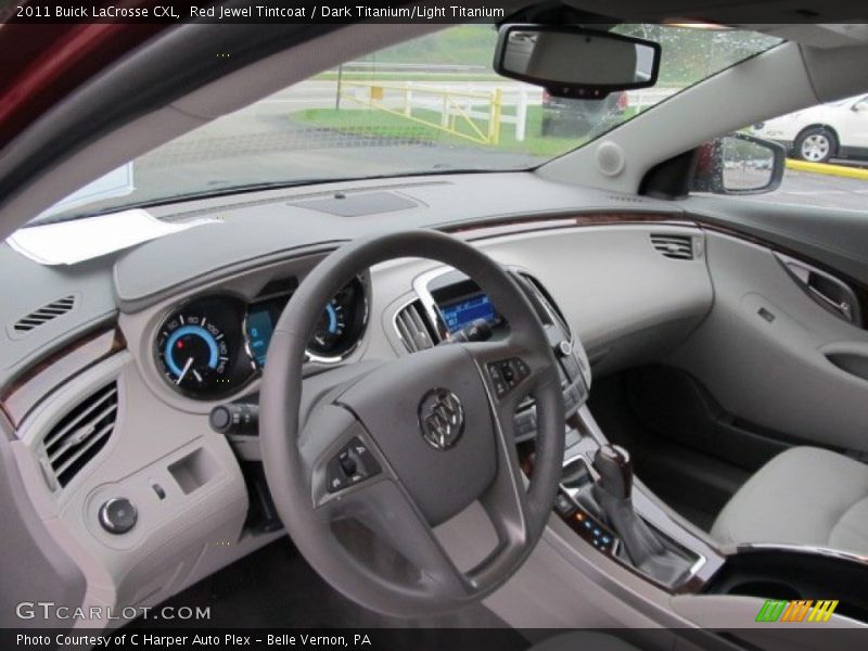 Red Jewel Tintcoat / Dark Titanium/Light Titanium 2011 Buick LaCrosse CXL