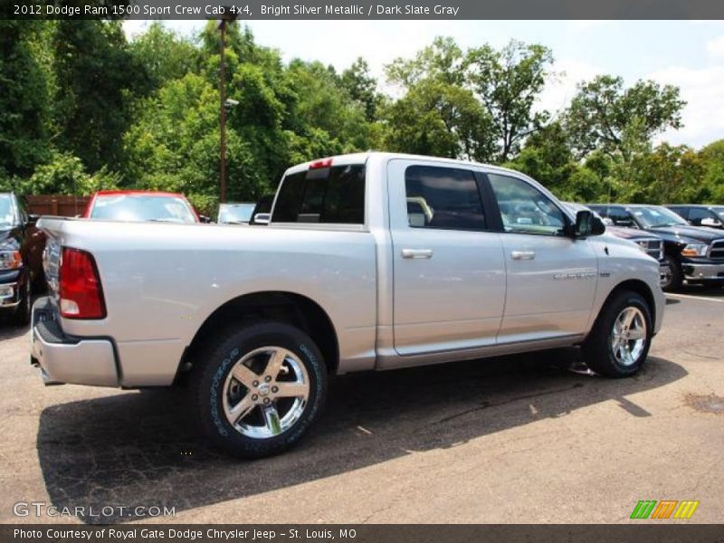 Bright Silver Metallic / Dark Slate Gray 2012 Dodge Ram 1500 Sport Crew Cab 4x4