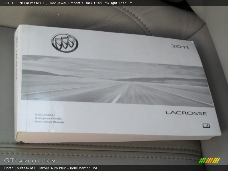 Red Jewel Tintcoat / Dark Titanium/Light Titanium 2011 Buick LaCrosse CXL