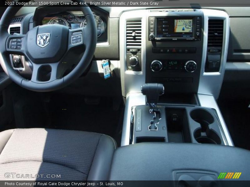 Bright Silver Metallic / Dark Slate Gray 2012 Dodge Ram 1500 Sport Crew Cab 4x4