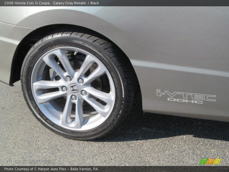 Galaxy Gray Metallic / Black 2008 Honda Civic Si Coupe
