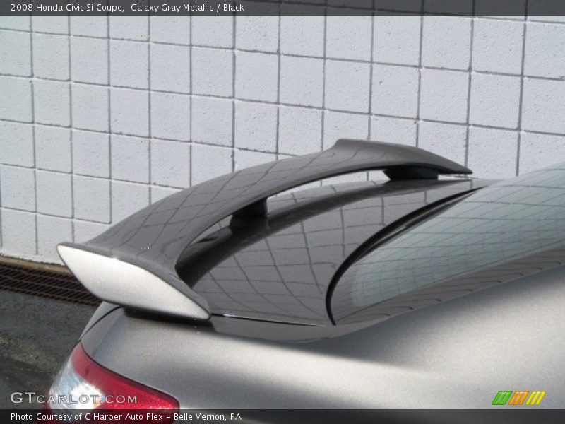 Galaxy Gray Metallic / Black 2008 Honda Civic Si Coupe