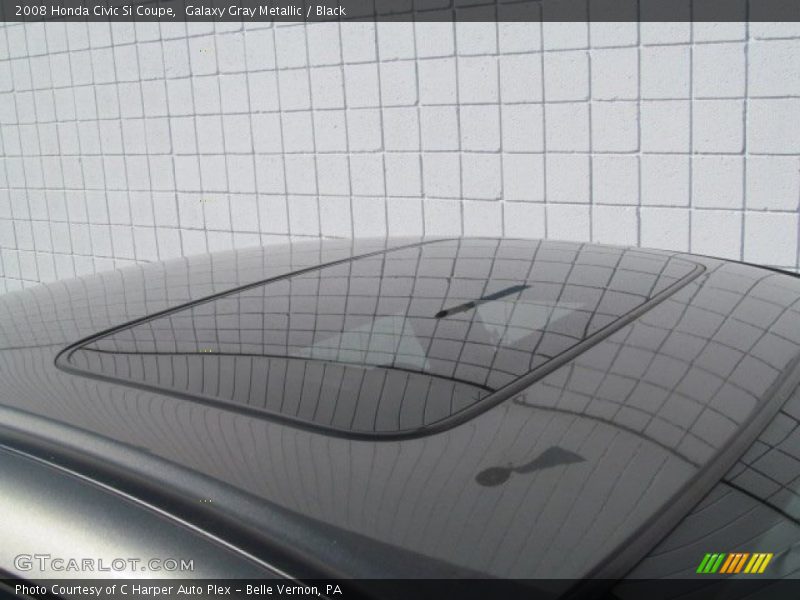 Galaxy Gray Metallic / Black 2008 Honda Civic Si Coupe