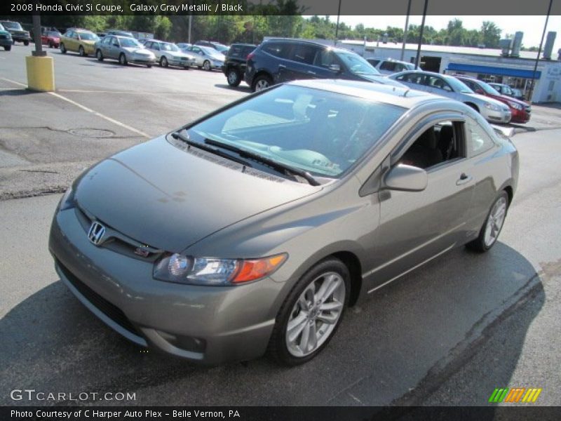 Galaxy Gray Metallic / Black 2008 Honda Civic Si Coupe