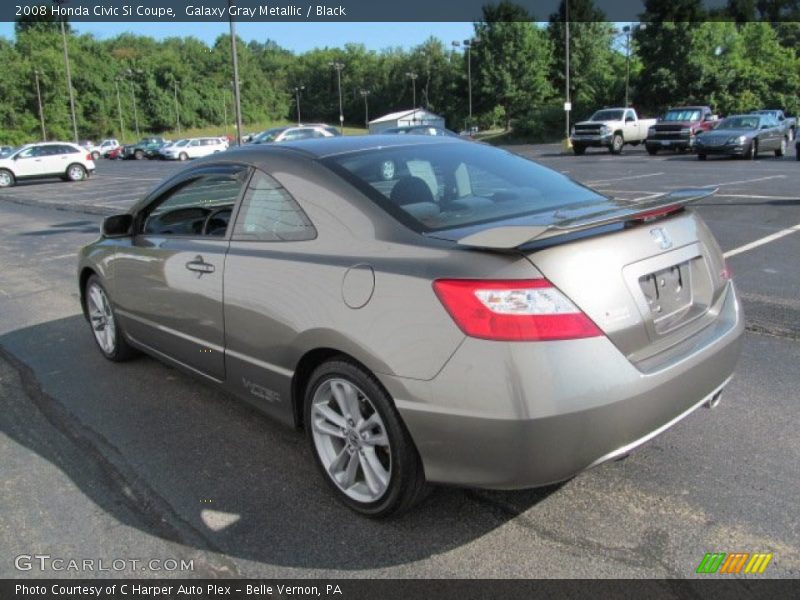 Galaxy Gray Metallic / Black 2008 Honda Civic Si Coupe