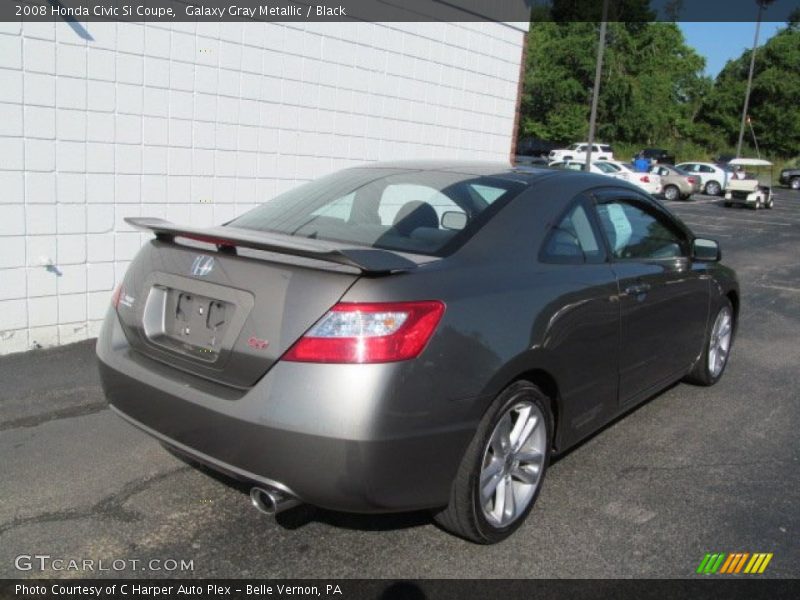 Galaxy Gray Metallic / Black 2008 Honda Civic Si Coupe