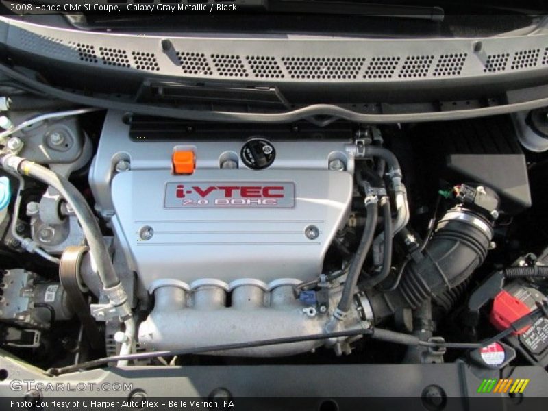 Galaxy Gray Metallic / Black 2008 Honda Civic Si Coupe