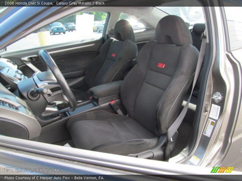 Galaxy Gray Metallic / Black 2008 Honda Civic Si Coupe