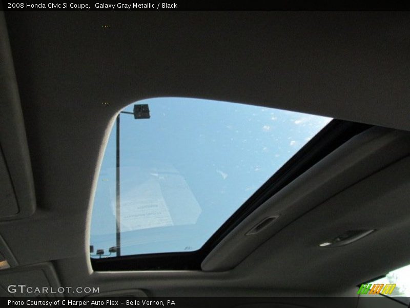 Galaxy Gray Metallic / Black 2008 Honda Civic Si Coupe