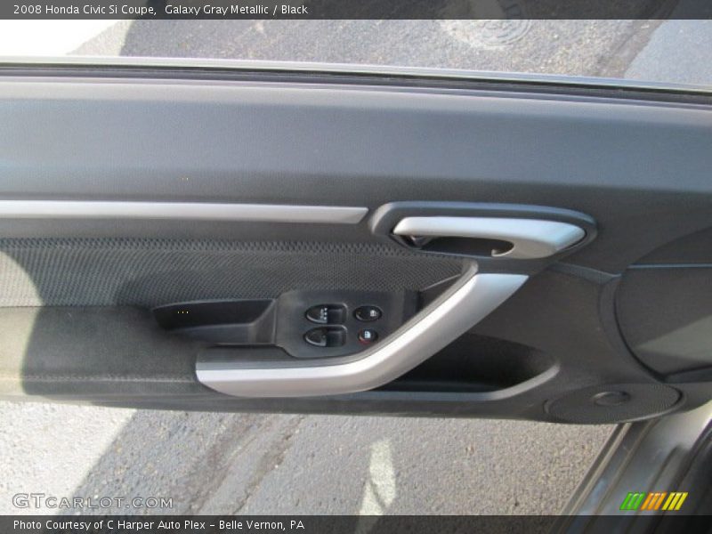 Galaxy Gray Metallic / Black 2008 Honda Civic Si Coupe