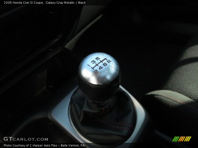 Galaxy Gray Metallic / Black 2008 Honda Civic Si Coupe